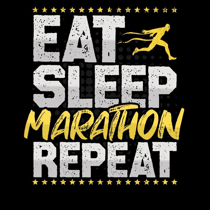 Marathon Manger Dormir Répéter Semi-Marathon Jogging
