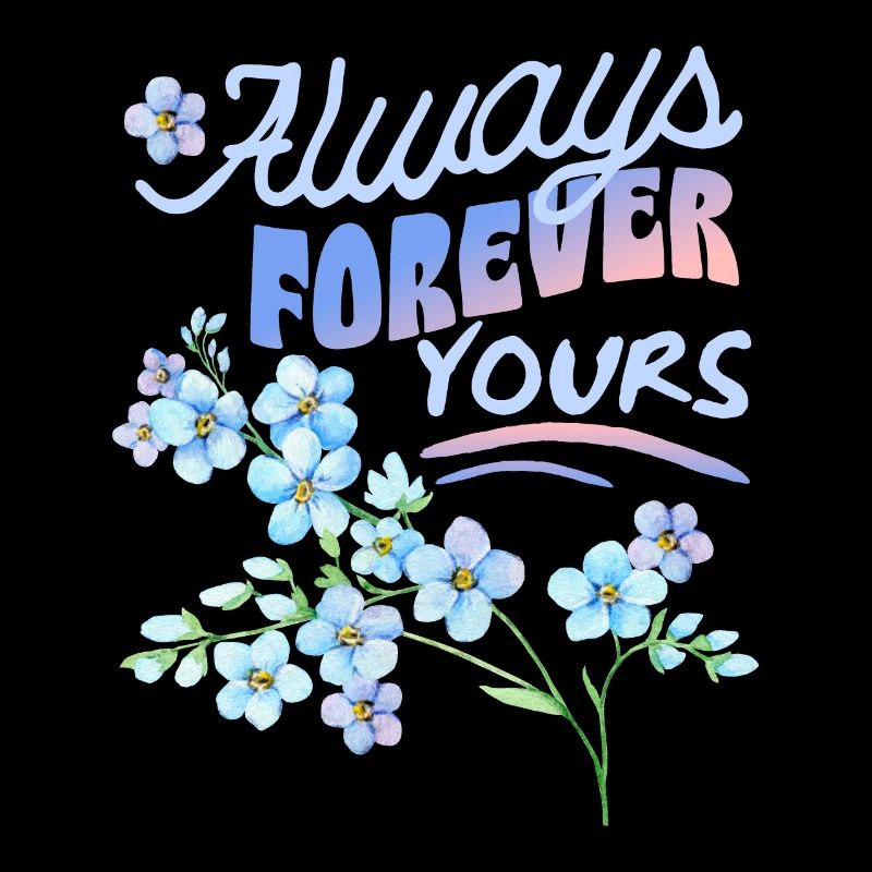 Forget-my-not, myosotis, Saint-Valentin