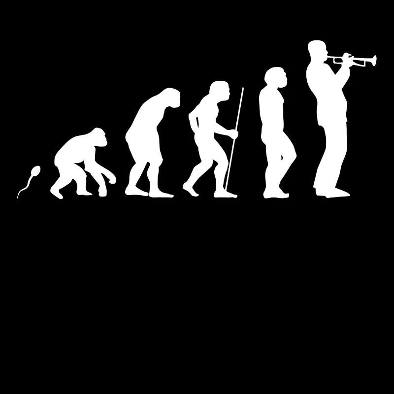 Trompete Evolution Fun Shirt