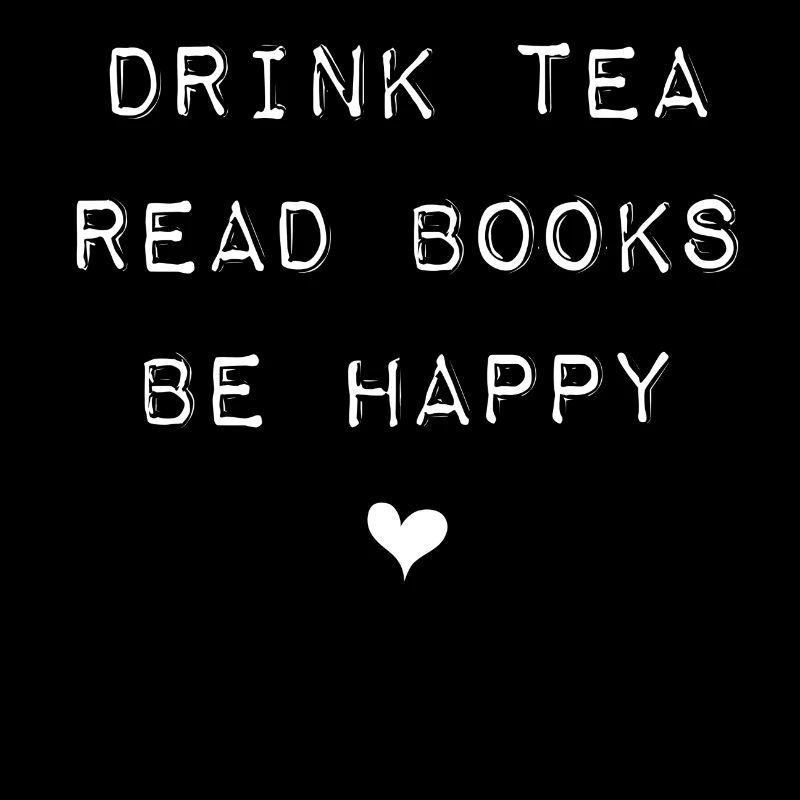 Tee und Bücher Geschenkidee Booknerd Bookaholic