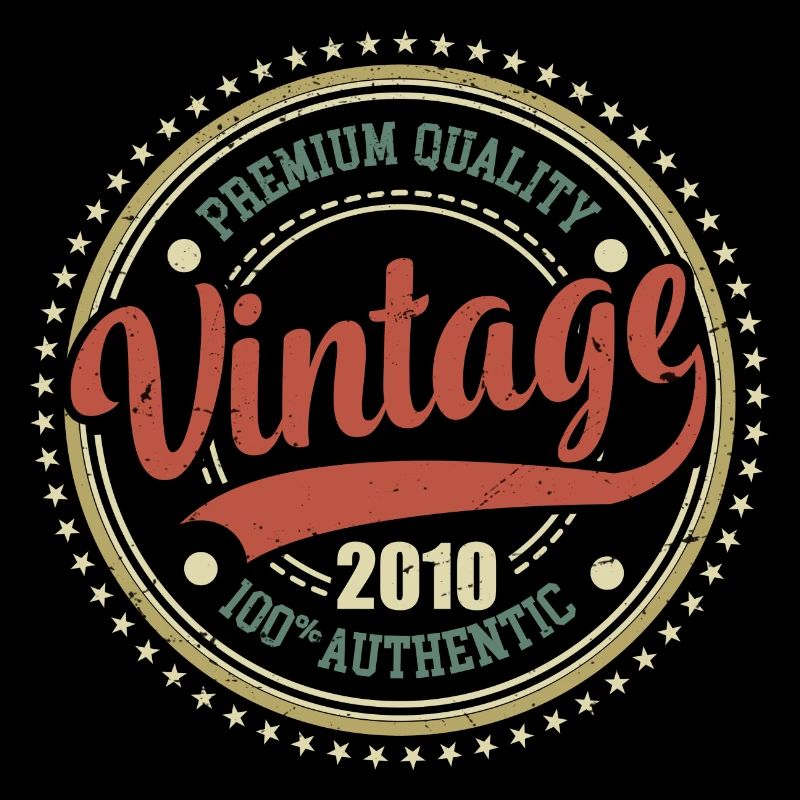 Vintage 2010 Anniversaire Retro 2010