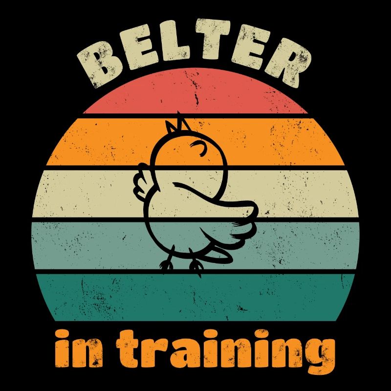 Belter in training - retro light distressed