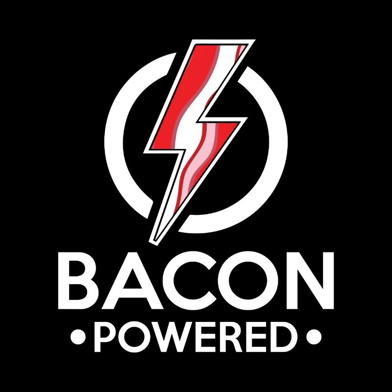 Bacon Powered - lightning taste morning