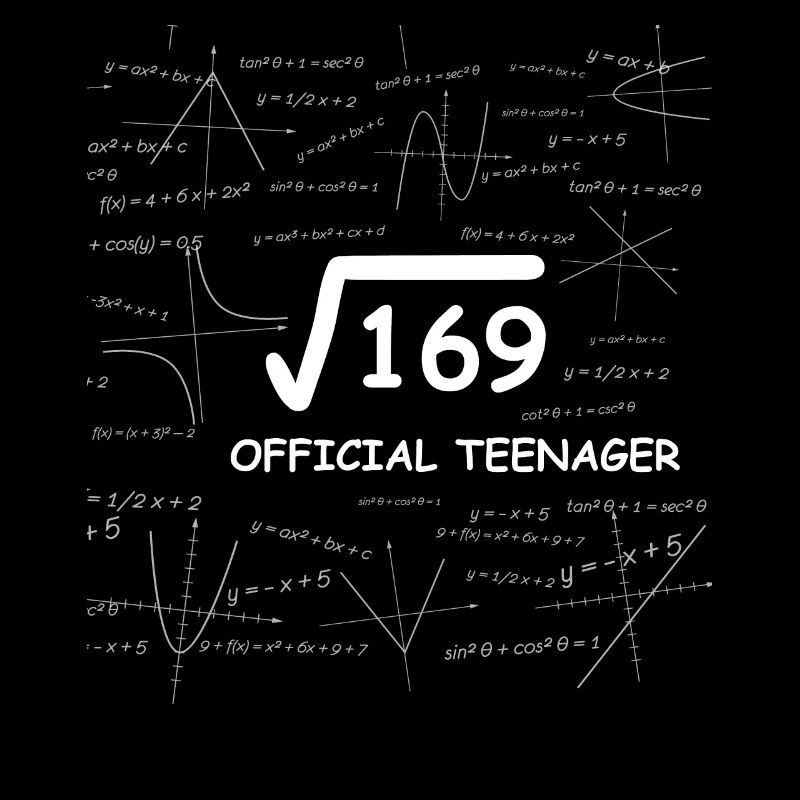 13e anniversaire 13 ans cadeau adolescent maths