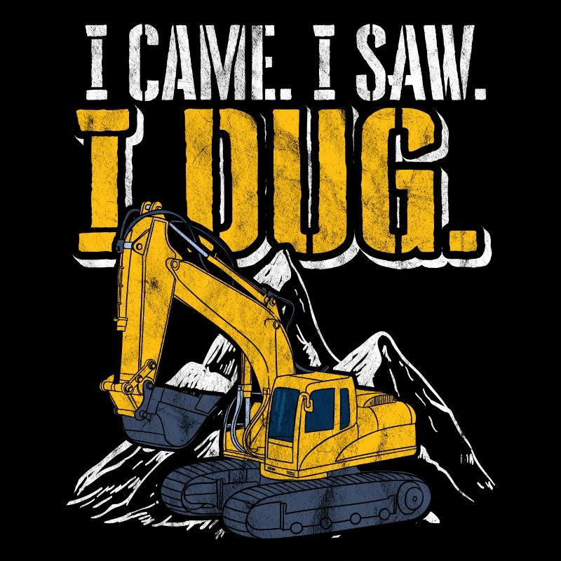 Excavator construction work road construction dredging work