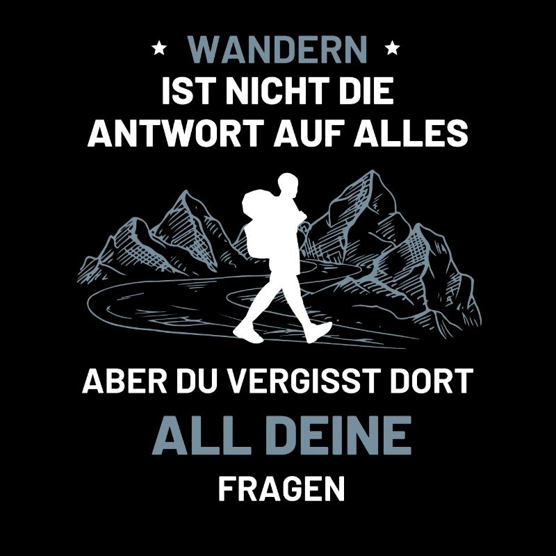 Wandern Wanderer Geschenk Wandershirt