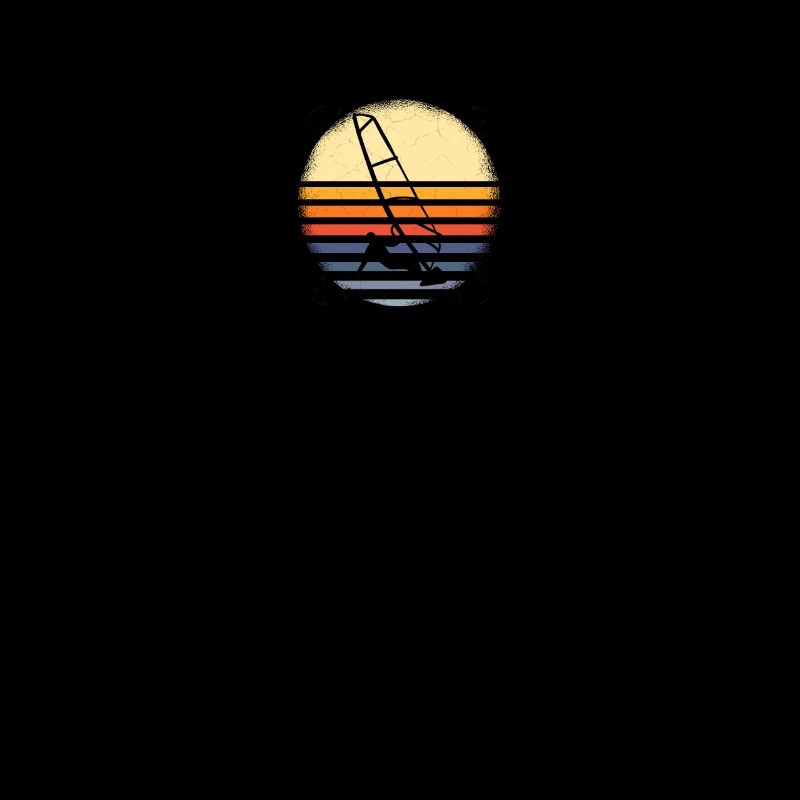 Windsurfen Windsurfing Windsurfer retro Design
