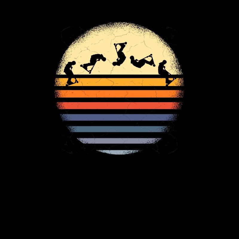 Avant-cascade scooter rollers