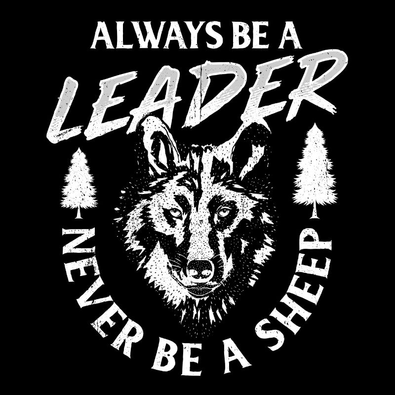 Wolf Geschenk Leader Wild Werwolf Leitwolf Rudel