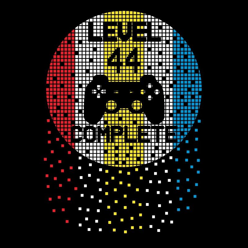 44. Geburtstag Level 44 Complete Pixel Gaming Game