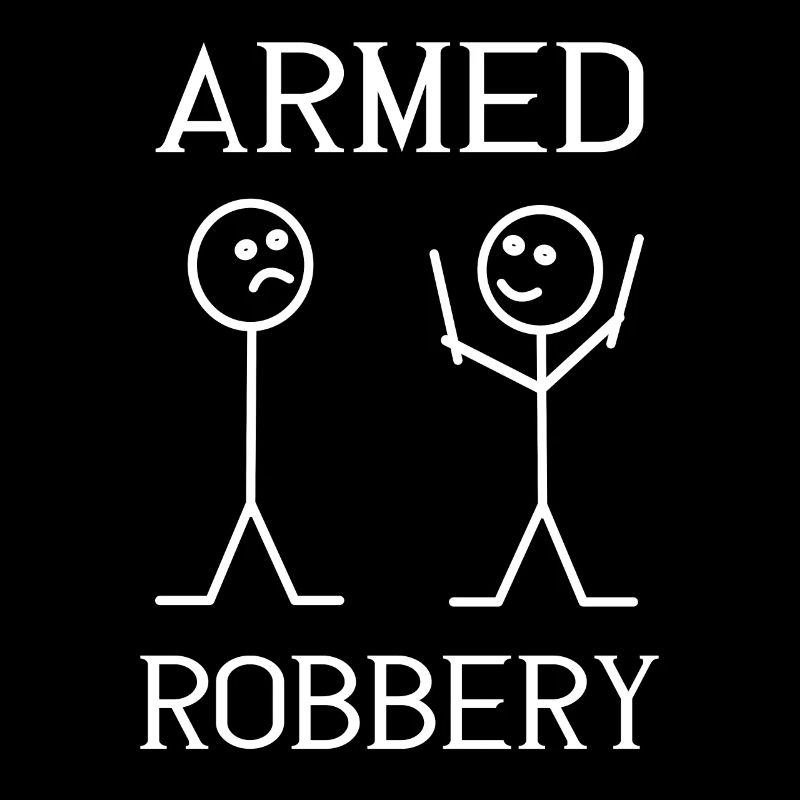 Armed Robbery - Funny Stick Figures Memes