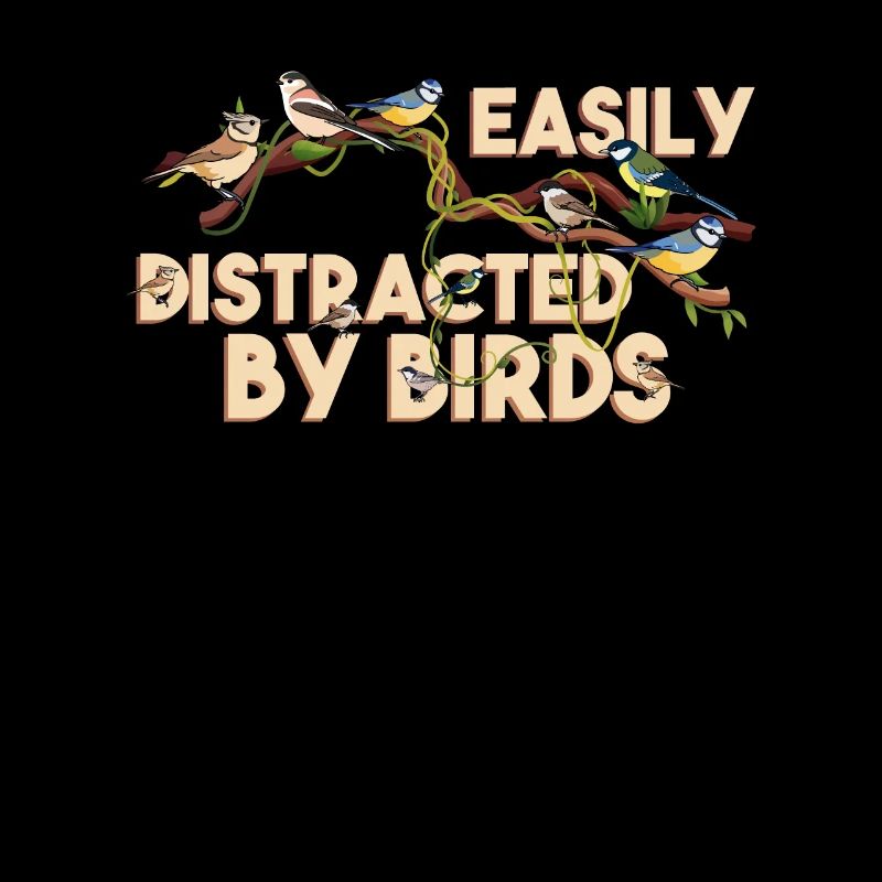 Bird Watching Birding Easily Distracted By Birds