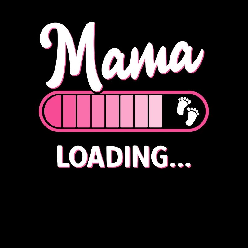 Werdende Mama Loading Schwangerschaft Mutter