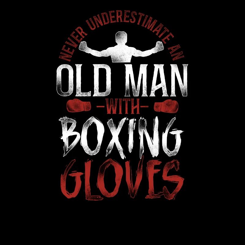 Boxe Papa Père Retraité Vintage