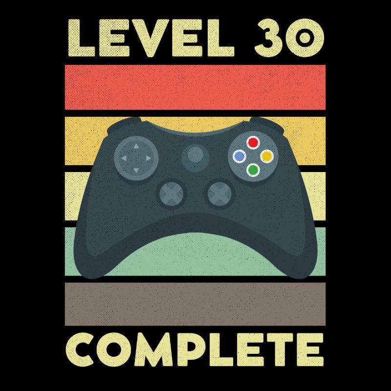 Level 30 Complete 30 Jahre 30. Geburtstag