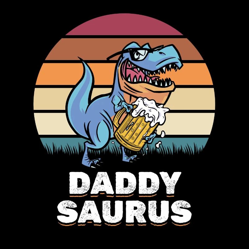 DaddySaurus Papa Dino Daddy Dinosaurier PapaSaurus