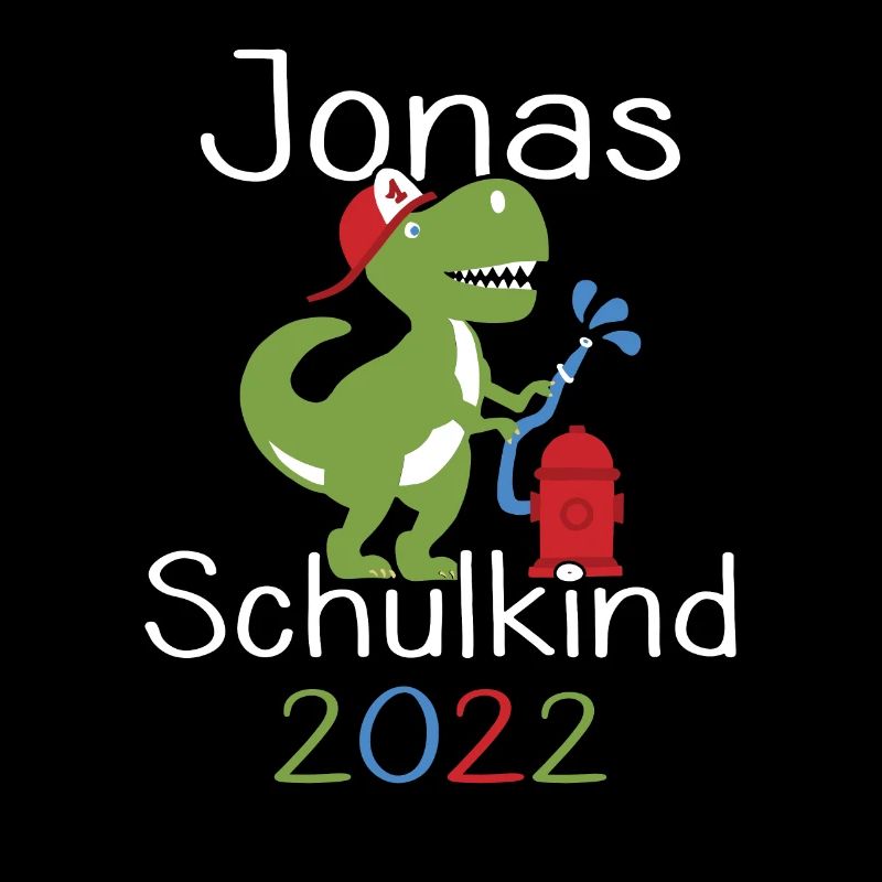 Jonas 2022 T-Rex Einschulung Erstklässler 2022