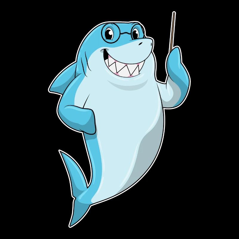 Hai als Lehrer mit Pointer