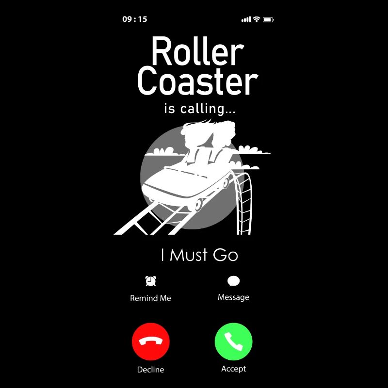 Roller Coaster Phone Display