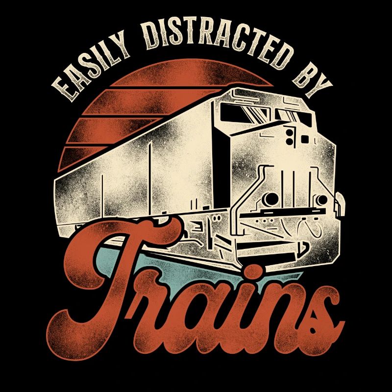 Freight Diesel Train Driver