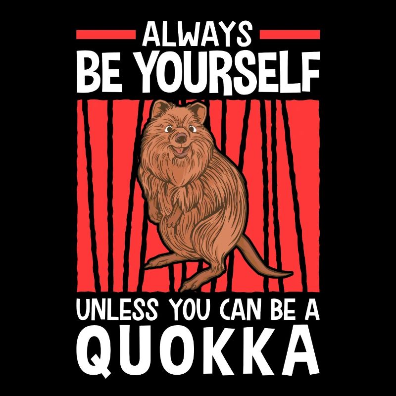 Sei immer ein Quokka australisches Beuteltier