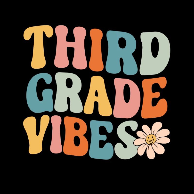 Third Grade Vibes - 3rd Grade Team Retro 1st Day