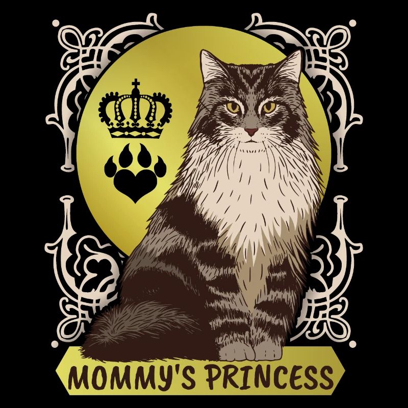 Princesse Chat, Style Vintage, Maman Princesse
