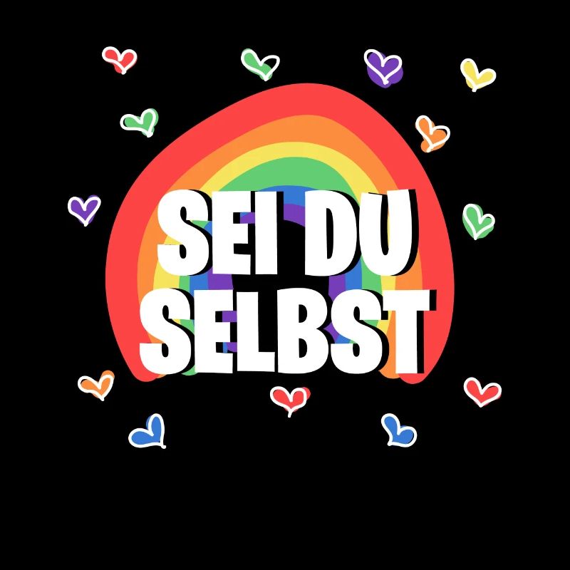 Regenbogen - LGBTQ Gay Pride CSD Sei Du Selbst