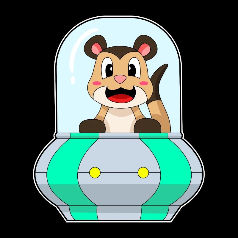 Erdmännchen mit Schiff