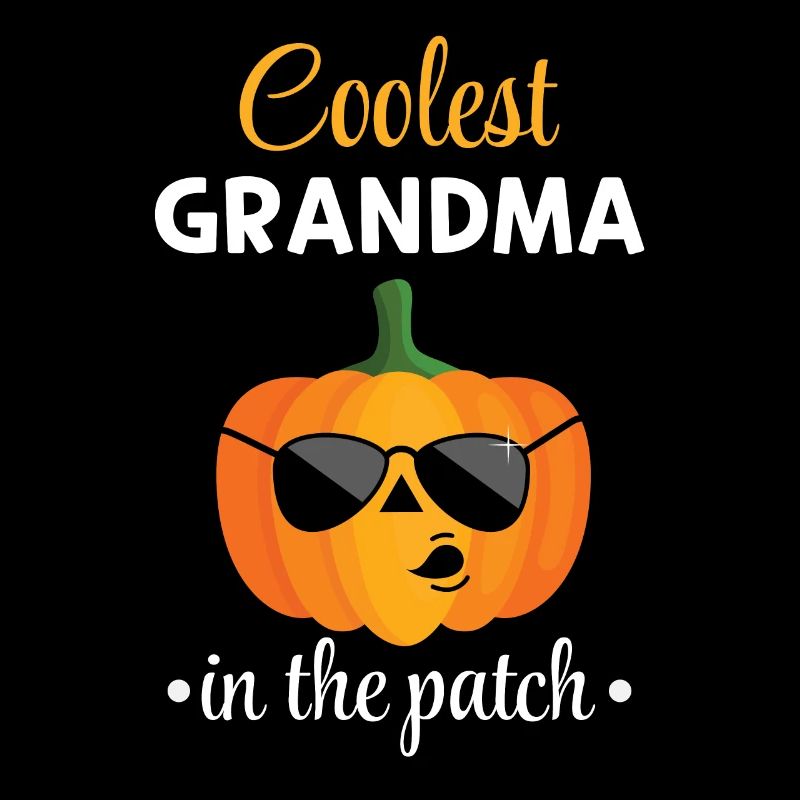 Halloween La grand-mère la plus cool dans le patch I Pumpkin G
