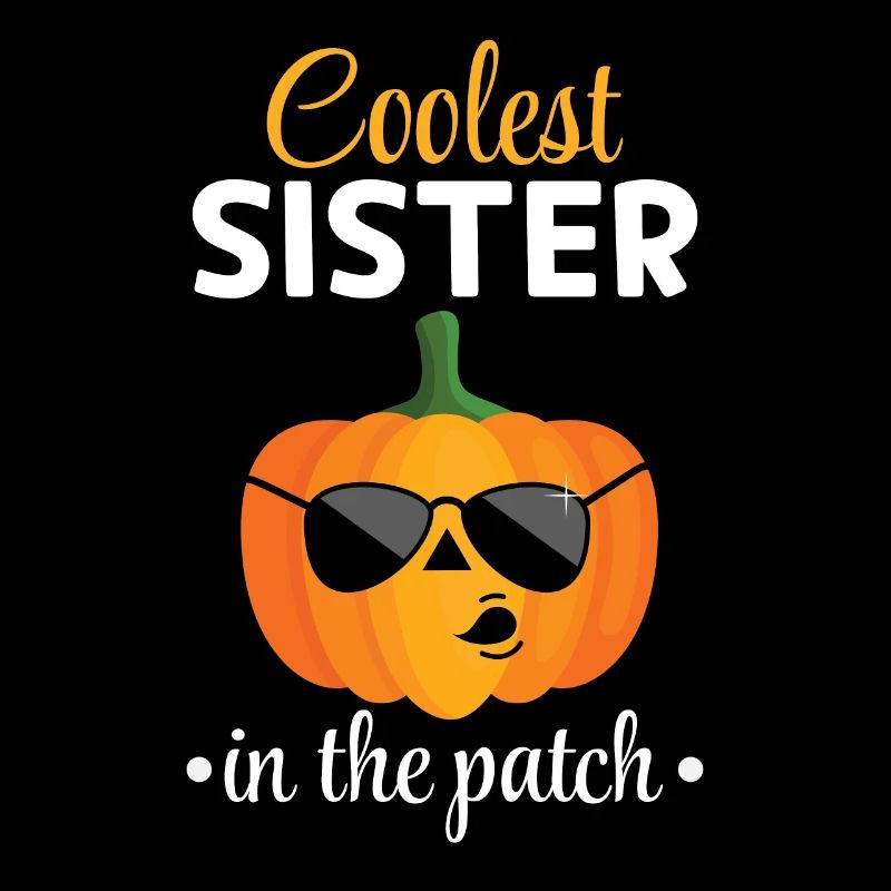 Halloween La sœur la plus cool dans le patch I Sœur Pum