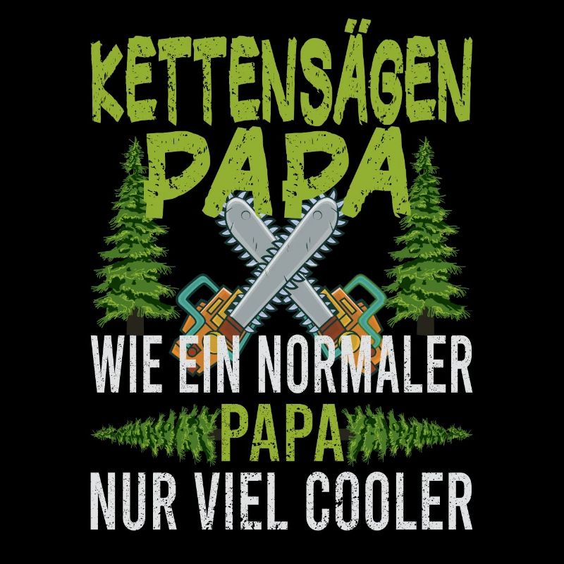 Tronçonneuse Père Tronçonneuses Papa Arbres Forestier