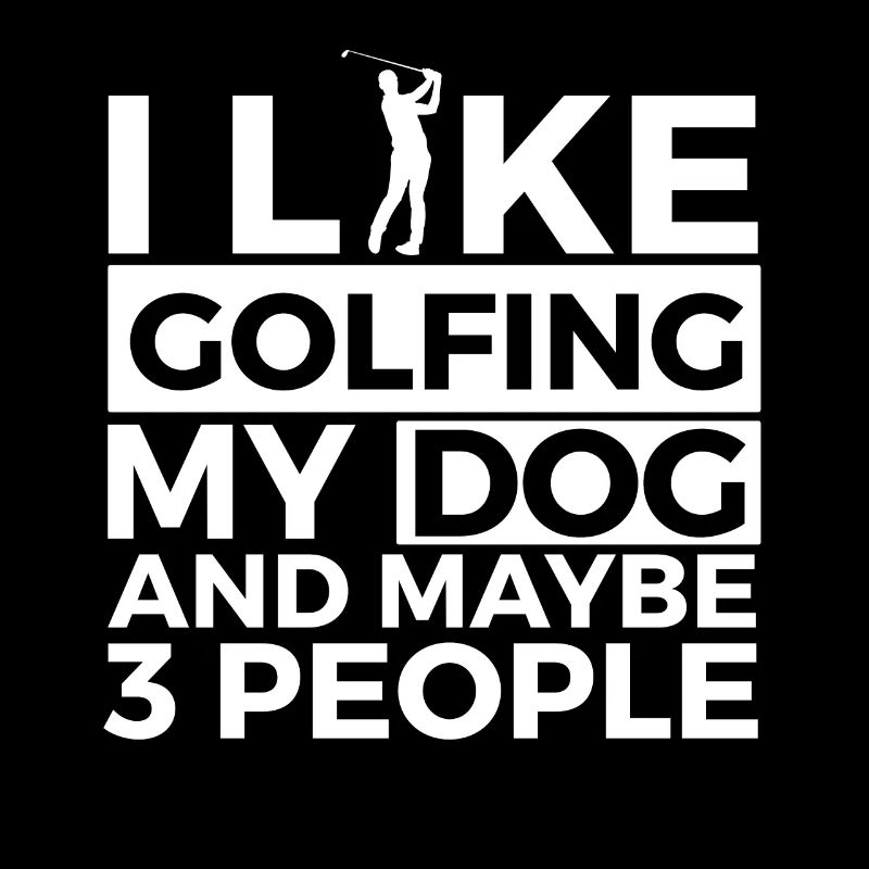 Golf Spieler Spruch Geschenkidee