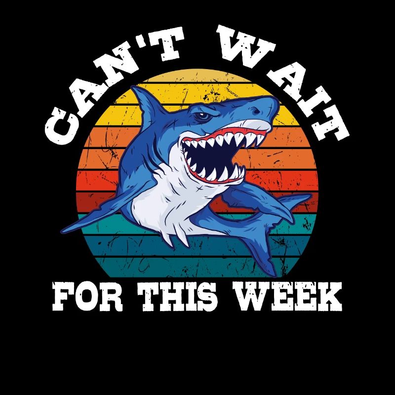 Can't Wait For This Week Retro Vintage Hai Wal