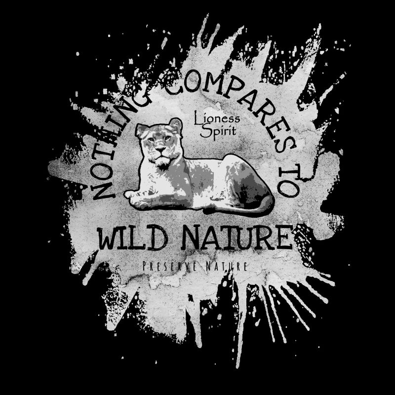 Grey Splash Lioness - Nothing Compares To Nature