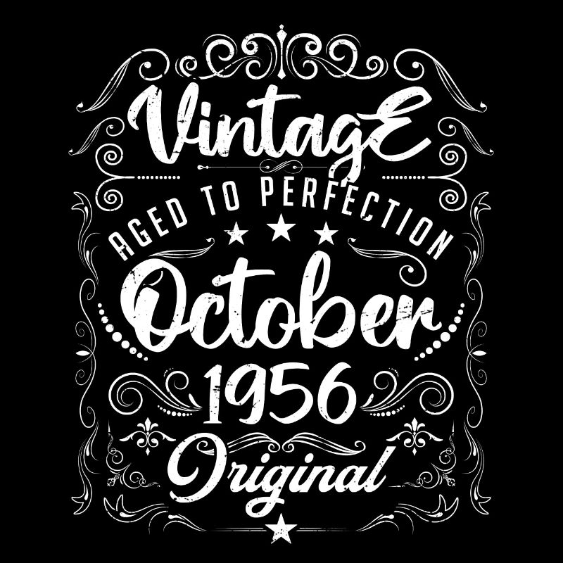 Vintage born in october 1956 .