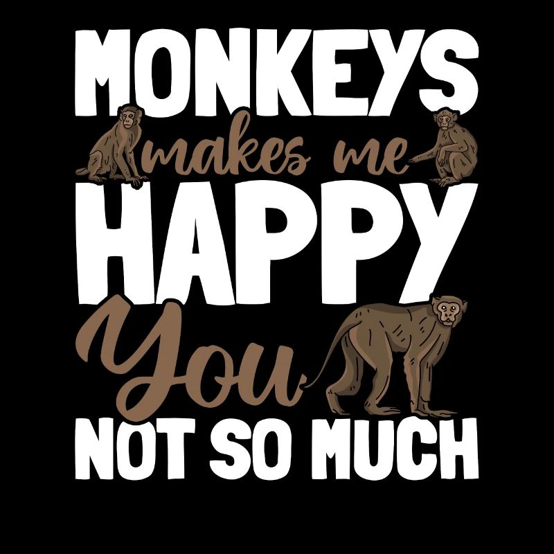 Les singes me rendent moins heureux - Monkey Lo