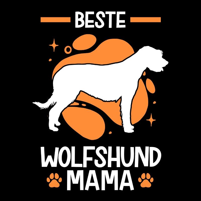 Beste Irischer Wolfshund Mama Irish Wolfhound