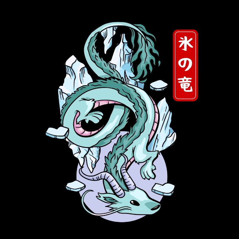 Japanischer Eisdrache Elementarer Mythos