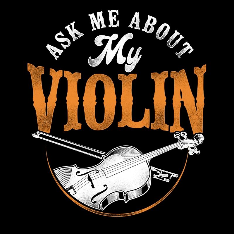 Violon Violoniste Vintage Demandez-moi
