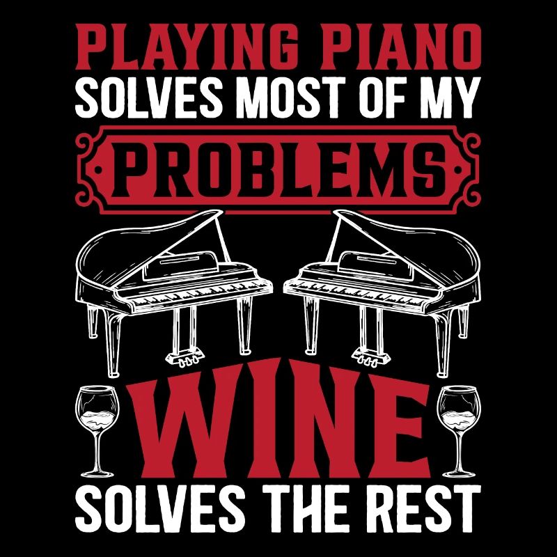 Playing Piano Solves Most Of My Problems - Keyboar