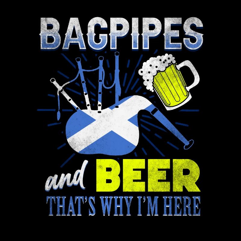 Cornemuse et bière Écosse