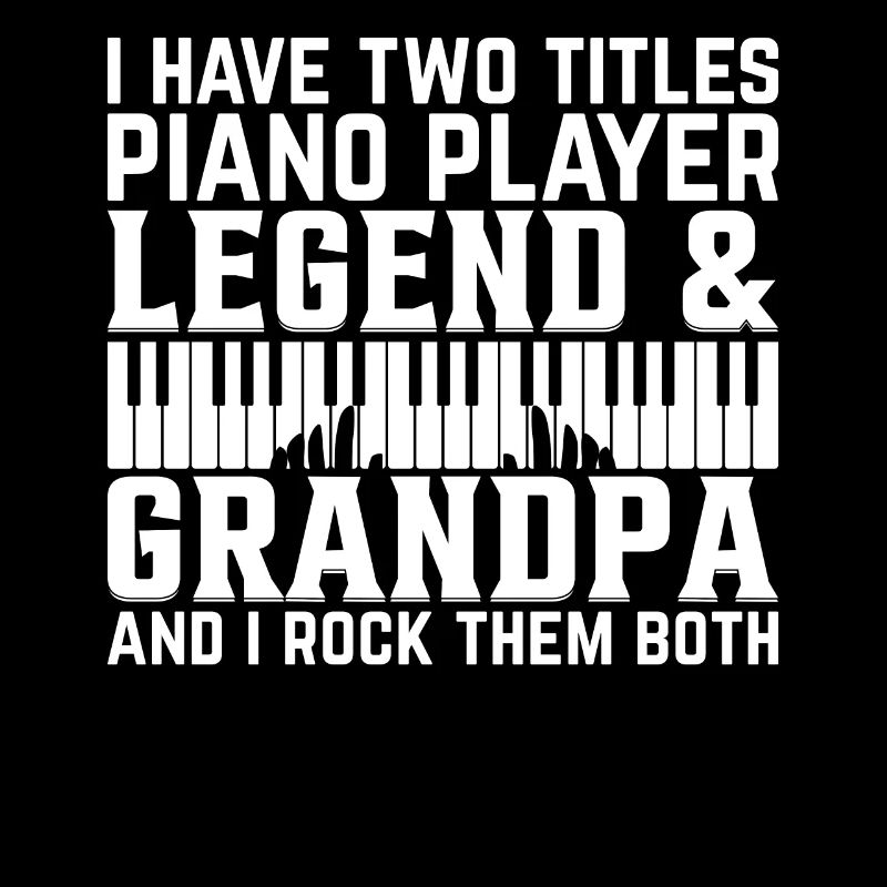 Piano Player Grandpa - Keyboard Piano Player Grand