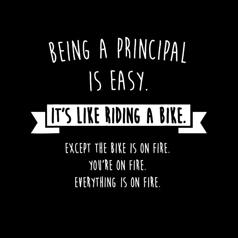 Being A Principal is Easy Funny Sarcastic School G