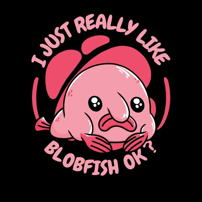 Blobfish Poisson Funny Blob Blobby Blobfish