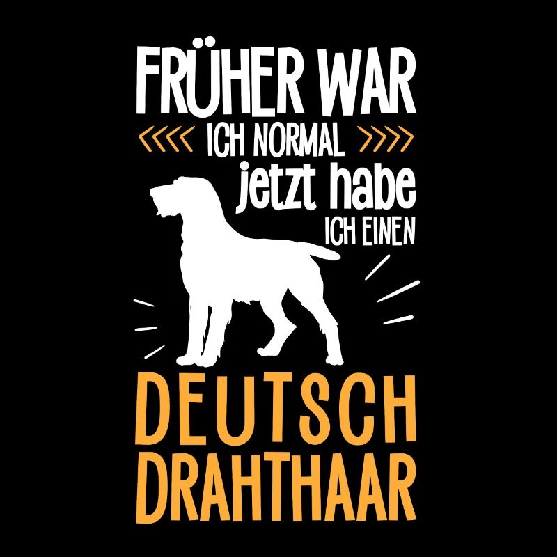 Deutsch Drahthaar früher normal Jagdhund