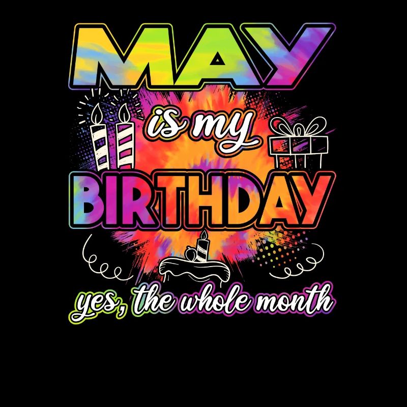 May is my Birthday - Geburtstag