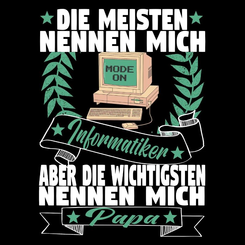 Informatiker Computer Vater Papa Programmierer