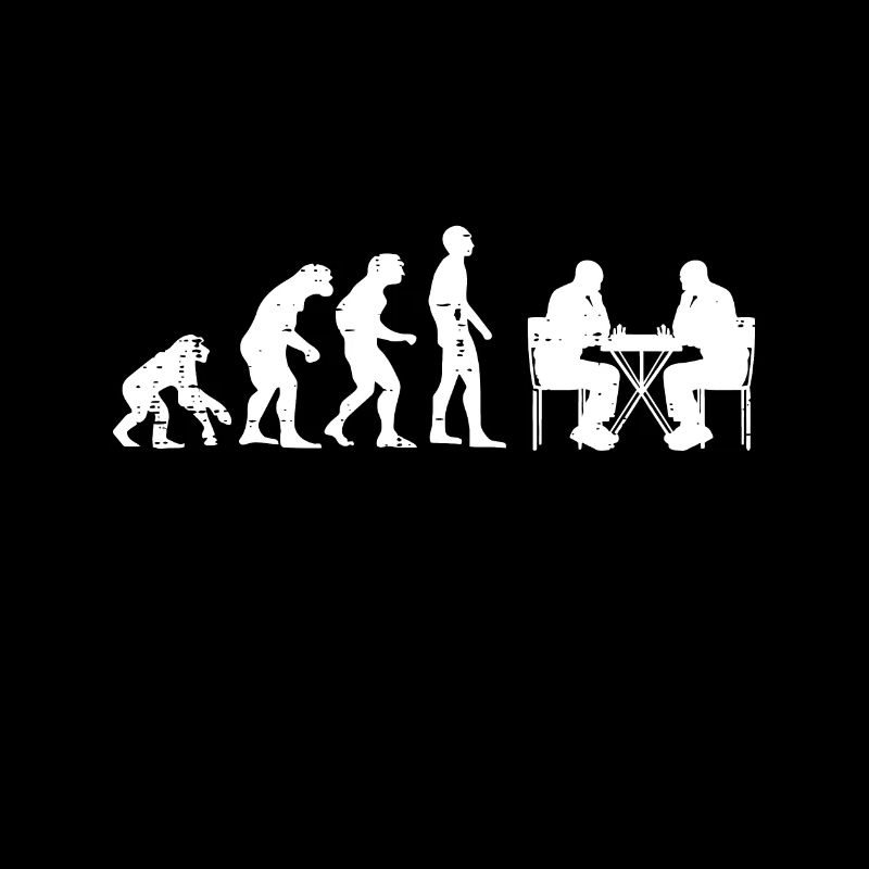 Chess Evolution Funny Player Master Men Women Yout
