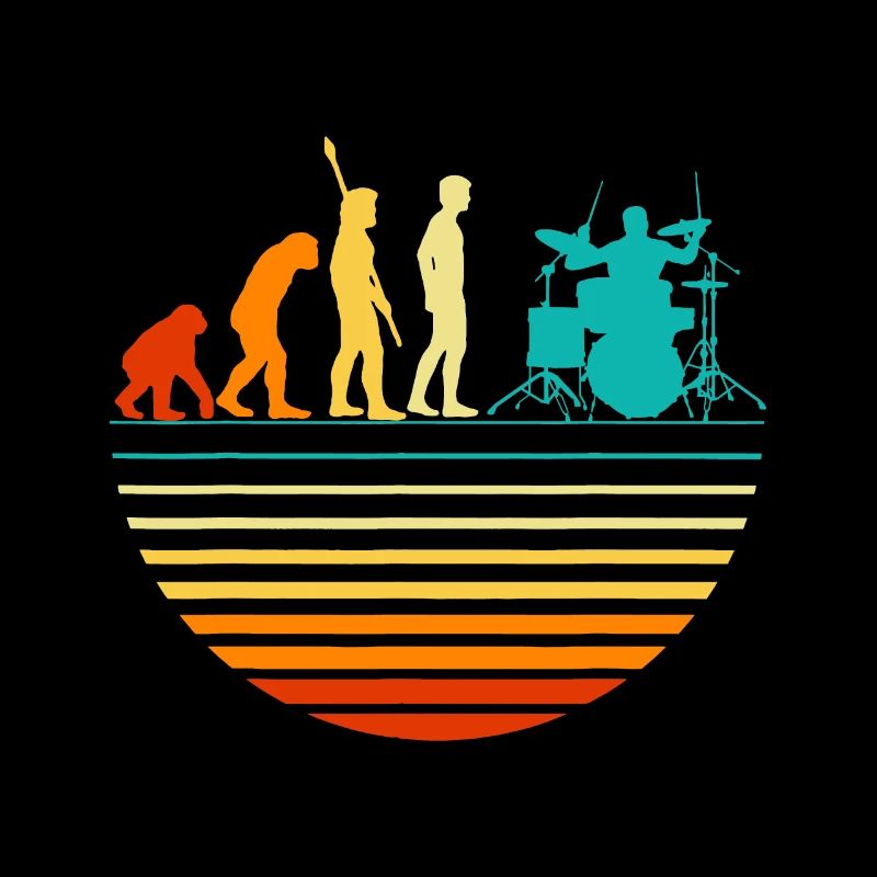 Cool Drummer Drumming Drums Percussion I Evolution